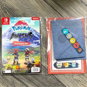 NEW Pokemon Legends of Arceus Stationery Set - TWO SETS